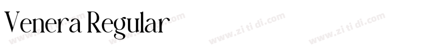 Venera Regular字体转换